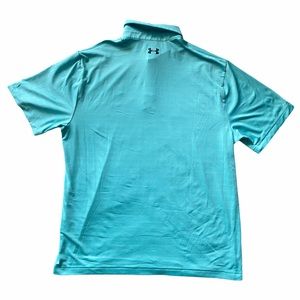 Under Armour Mens Turquoise Polo Shirt Lg
A9